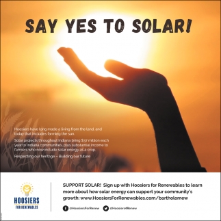 Say Yes To Solar!