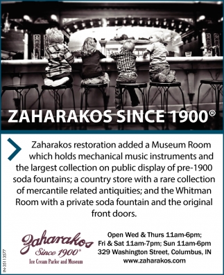 Zaharakos Since 1900