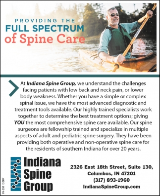 Providing The Full Spectrum Of Spine Care