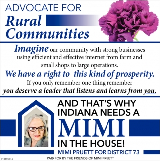 Advocate For Rural Communities
