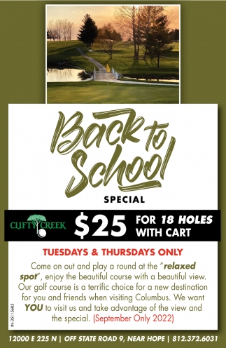 Back To School Special