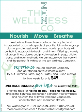 Nourish - Move - Breathe