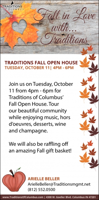Traditions Fall Open House