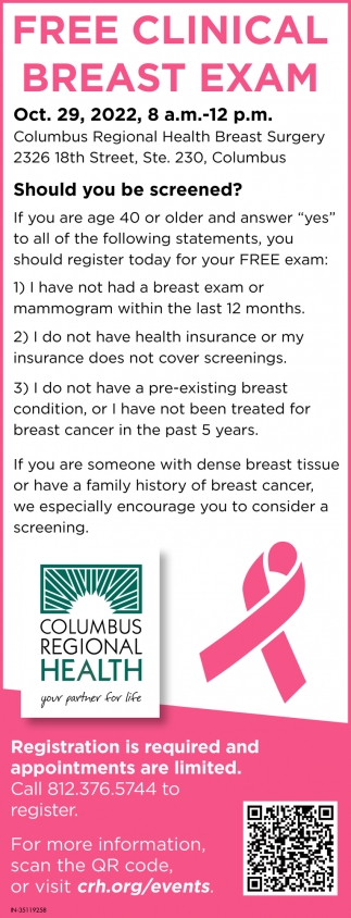 Free Clinical Breast Exam