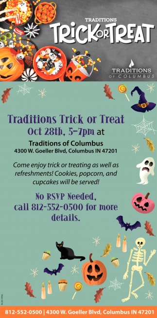 Traditions Trick Or Treat