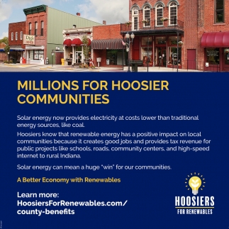 Millions For Hoosier Communities