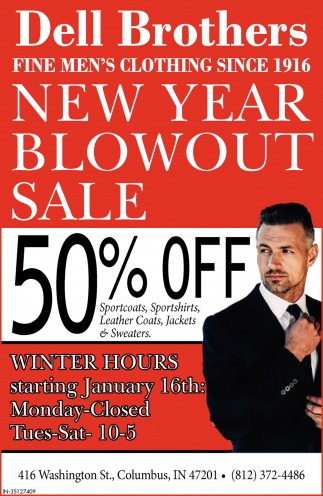 New Year Blowout Sale