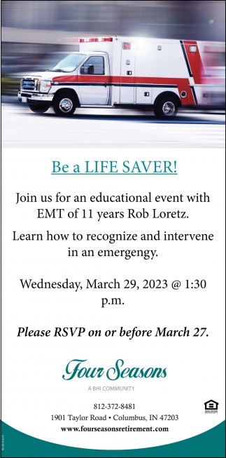 Be a Life Saver!