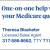One-On-One Help with Your Medicare Questions
