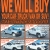We Will Buy Your Car, Truck, Van or SUV!