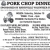 Pork Chop Dinner