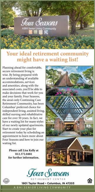 Your Ideal Retirement Community Might Have A Waiting List!