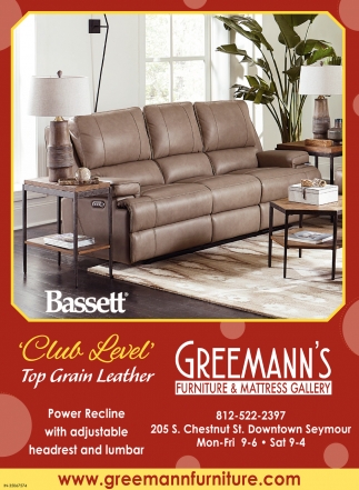 Bassett Club Level Top Grain Leather