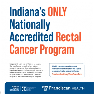Indiana's Only Nationally Accredited Rectal Cancer Program