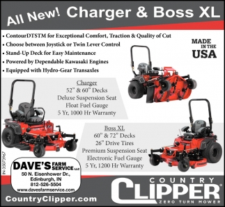 All New! Charger & Boss XL