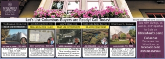 Let's List Columbus-Buyers Are Ready! Call Today!