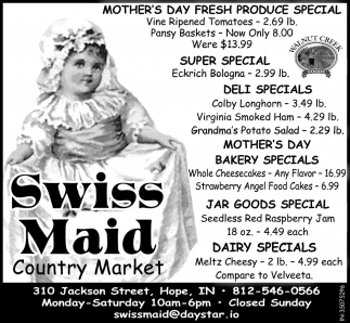 Mother's Day Fresh Produce Special