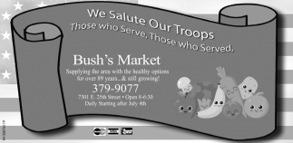 We Salute Our Troops