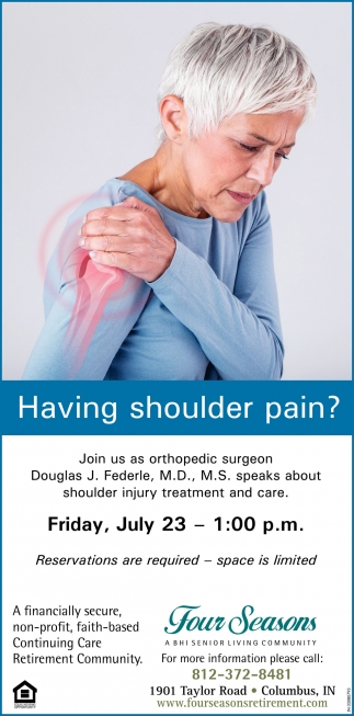 Having Shoulder Pain?