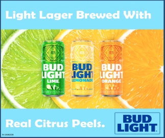 Light Lager Brewed With Real Citrus Peels