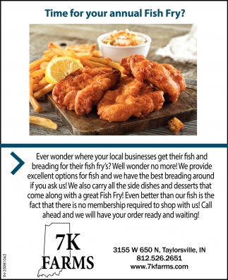 Time For Your Annual Fish Fry?