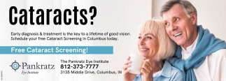 Free Cataract Screening!