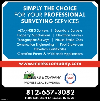 Simply The Choice For Your Professional Surveying Services