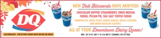 New Fall Blizzards Have Arrived!