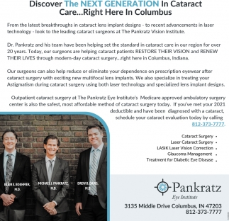 Discover The Next Generation In Cataract Care
