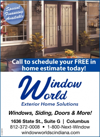 Call to Schedule Your FREE in Home Estimate Today!
