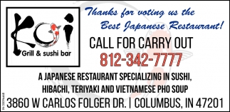 Call For Carry Out
