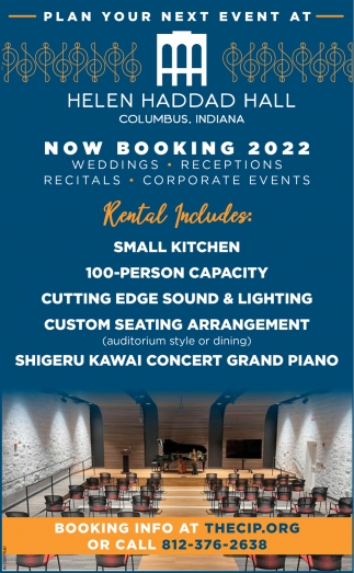 Plan Your Next Event At Helen Haddad Hall