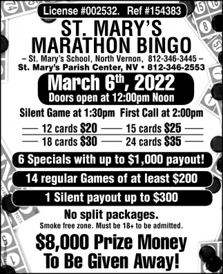 $8,000 Prize Money To Be Given Away!