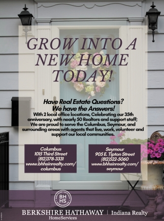 Grow Into A New Home Today!