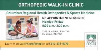 Orthopedic Walk-In Clinic