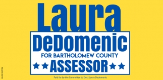 Laura Dedomenic For Bartholomew County Assessor