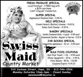 Fresh Produce Special