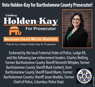 Lindsey Holden-Kay For Prosecutor