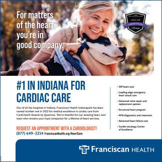 #1 In Indiana for Cardiac Care