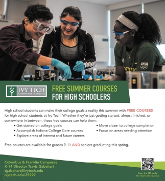 FREE Summer Courses for High Schoolers