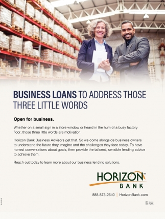 Business Loans To Address Those Three Little Words