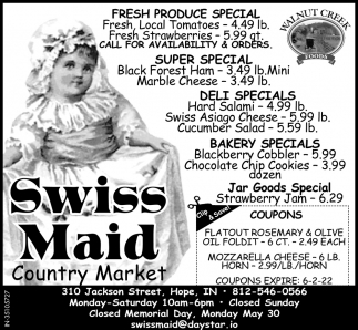 Fresh Produce Special
