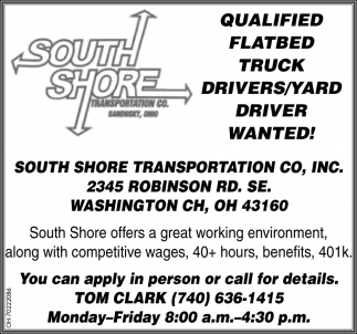 Truck Drivers Driver Wanted