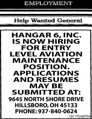Help Wanted General