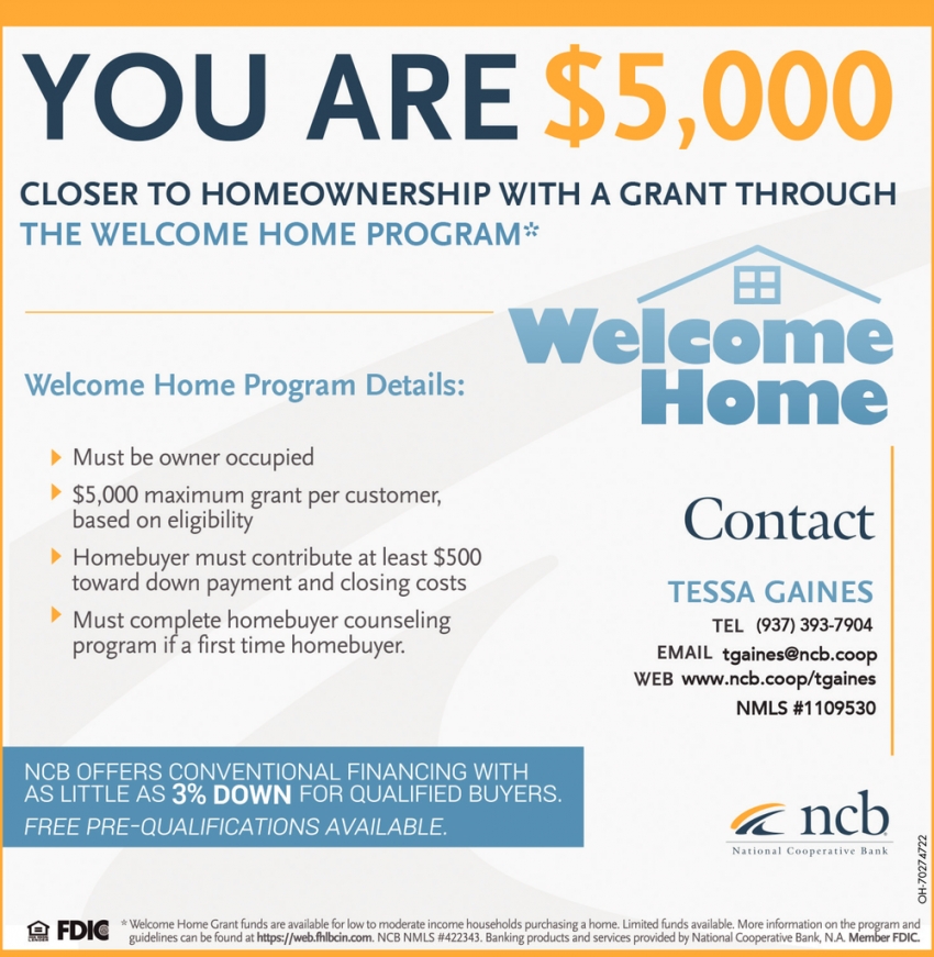 The Welcome Home Program