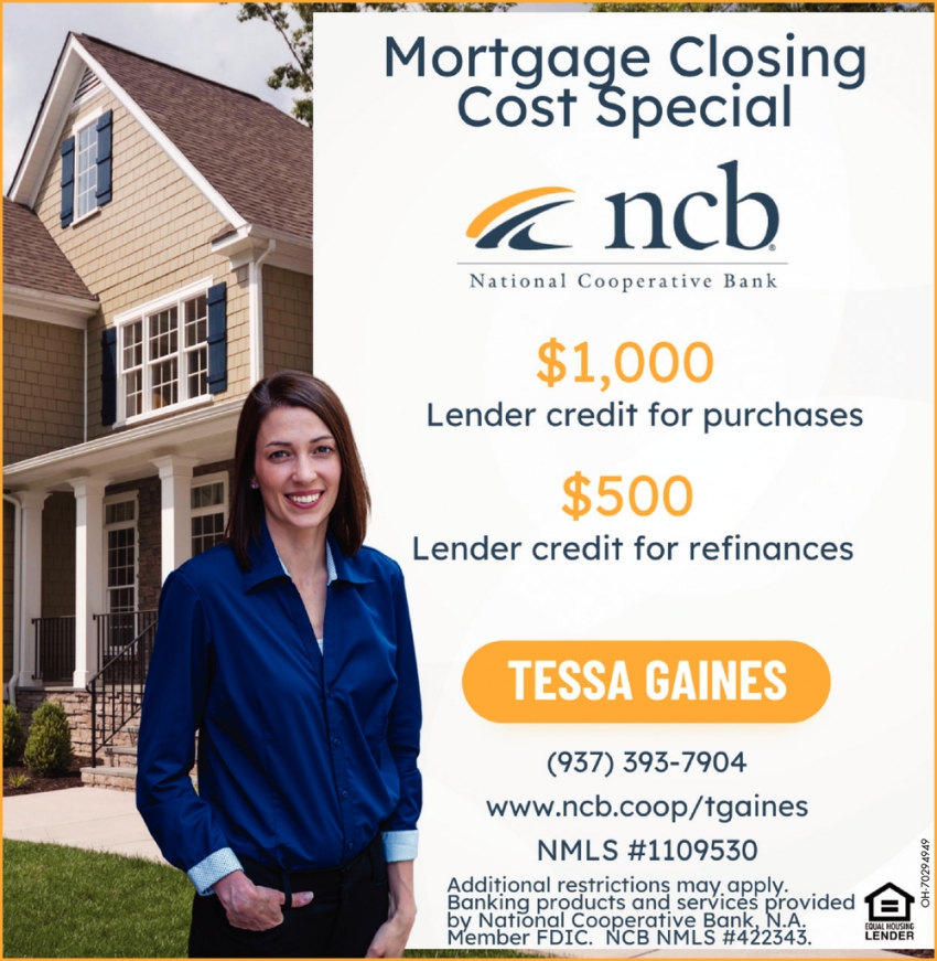 Mortgage Closing Cost Special