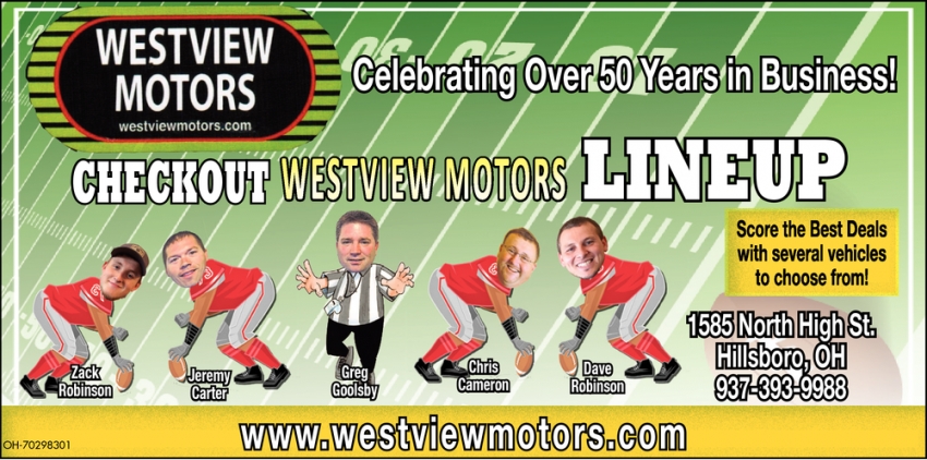 Checkout Westview Motors Lineup