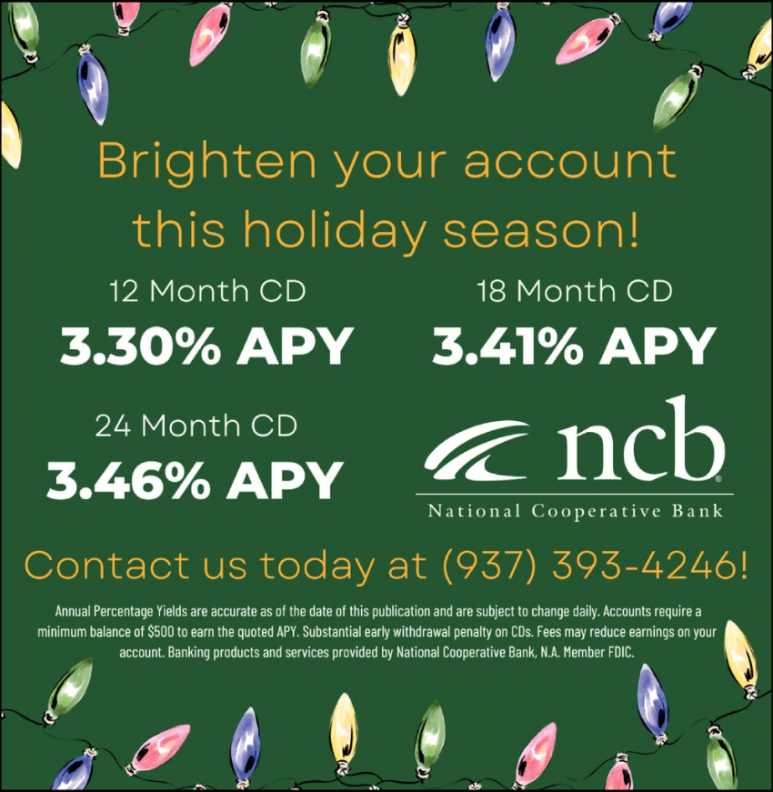 Brighten Your Account This Holiday Season!