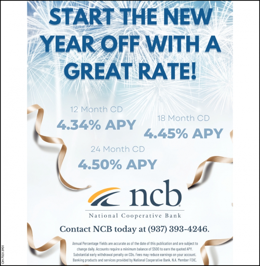 Start The New Year Off With a Great Rate