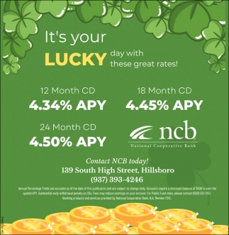 It's Your Lucky Day with These Great Rates!